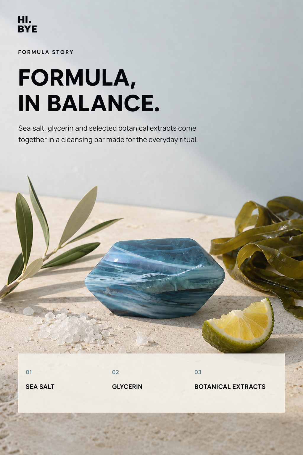 Hi-Bye Ocean Rock Cleansing Bar 3